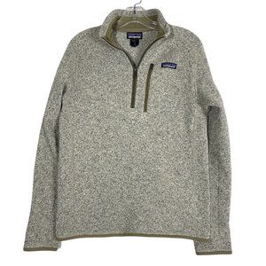 Patagonia Men’s Better Sweater Quarter Zip Size Small Pullover